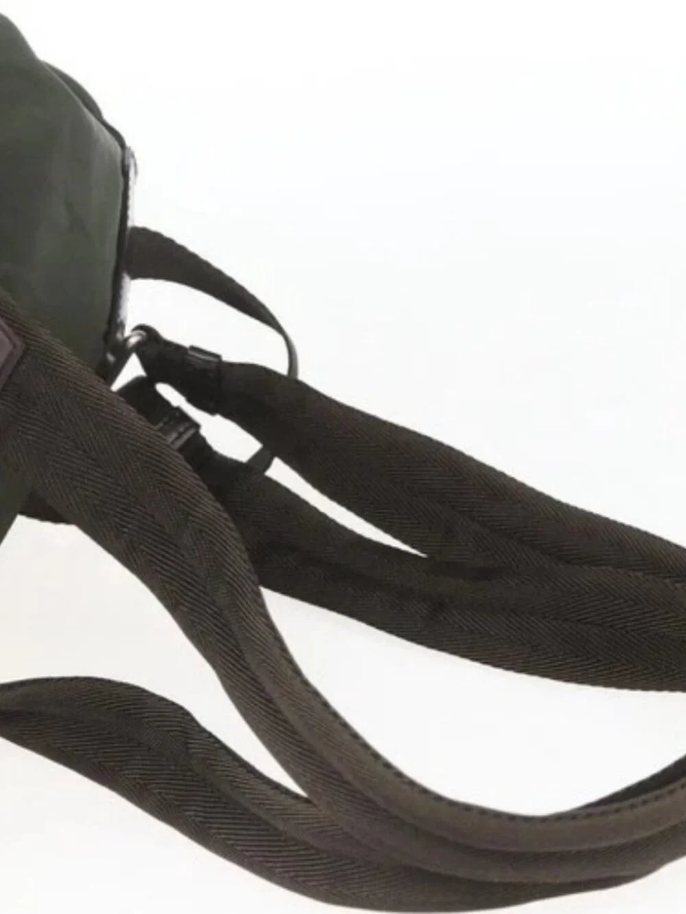 PRADA Backpack Nylon Khaki Silver Auth 164325 - Picture 8 of 16